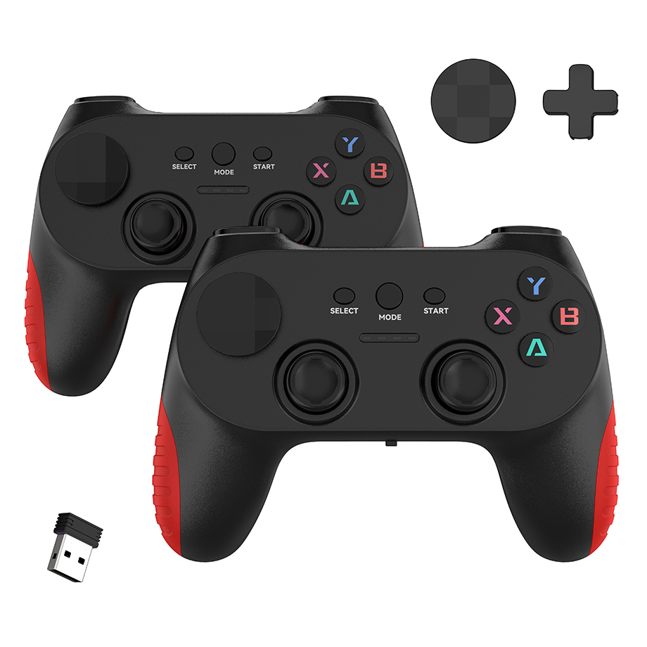 Wholesale CM-039D 2.4G Wireless Double Game Controllers 2.4G Gamepad ...