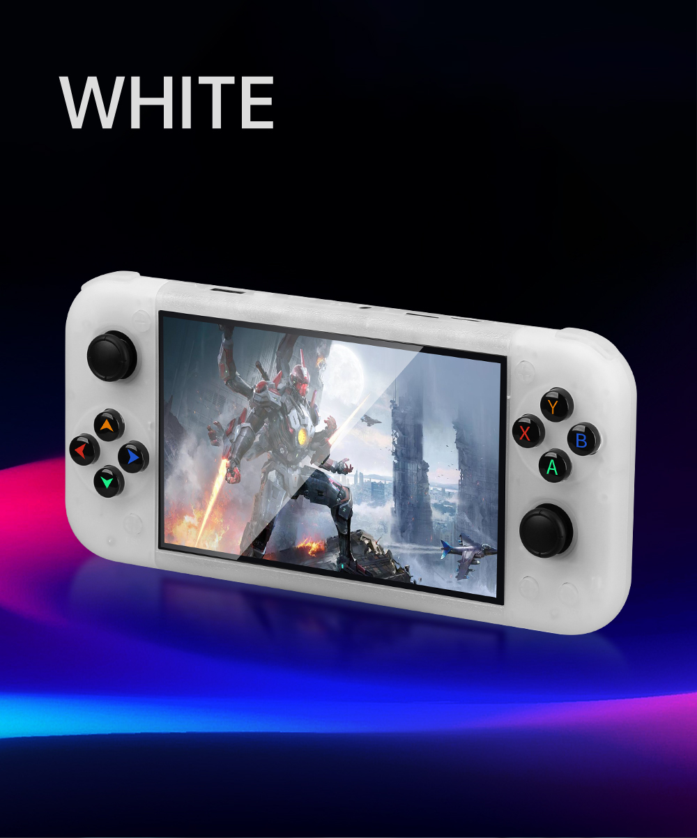 Console Portable Rétro RG50XX - Écran 5 Pouces, 15000+ Jeux Préinstallés, Double Joystick, Émulation Multi-plateforme