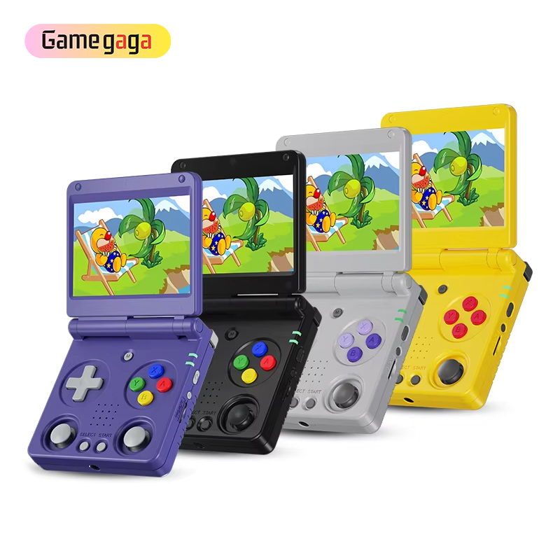 Wholesale Anbernic RG34XXSP Flip Handheld Game Console 3.4” IPS