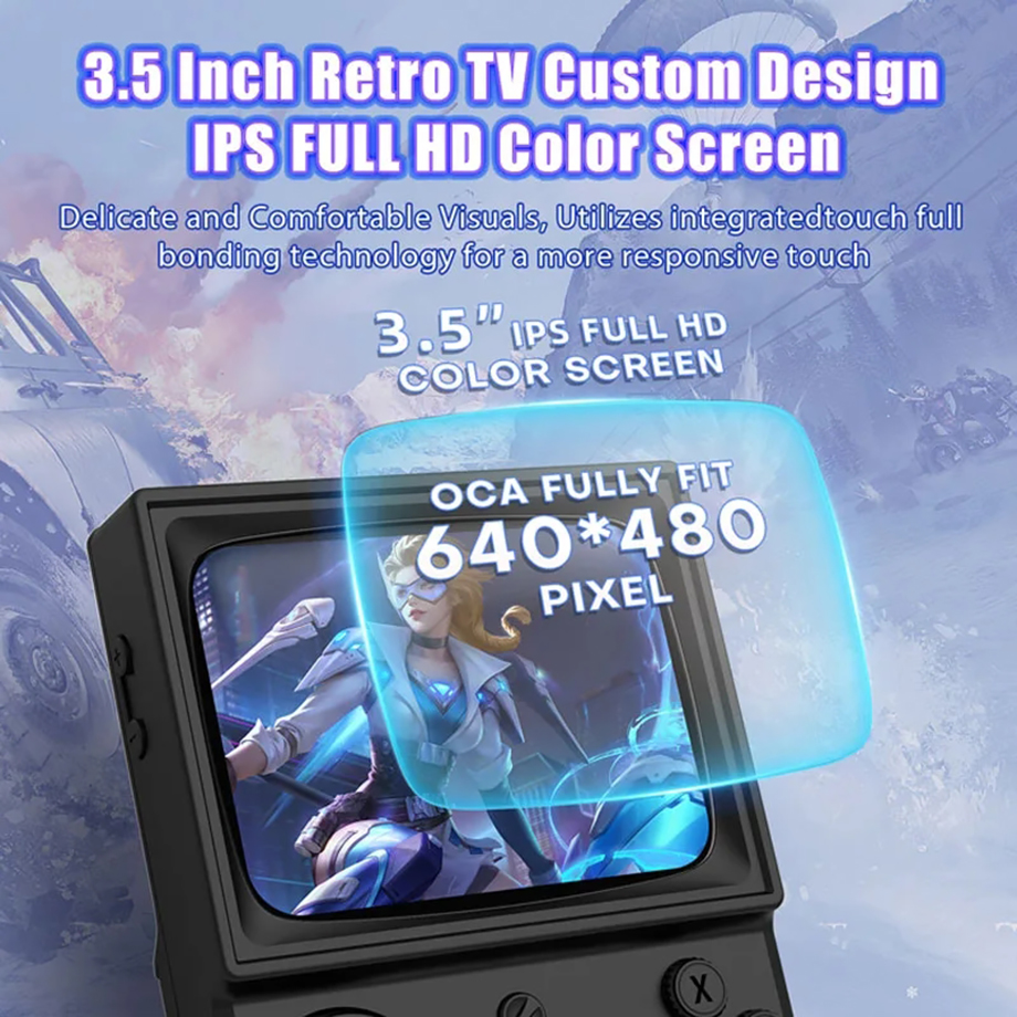 Wholesale R36T Retro Handheld Video Game Console EmuEMEC System 3.5 ...