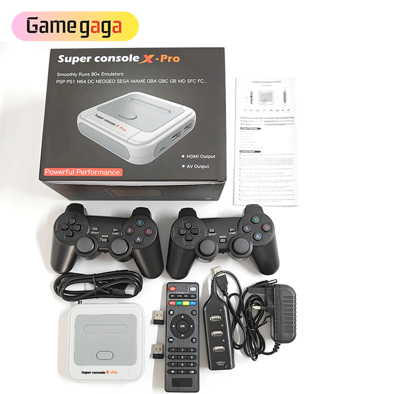 Retro Dual-system Video Game Console Tv Box 50+ Emulators 40000+ Games For  Nds/ps1/psp/gba/n64 Set-top Box