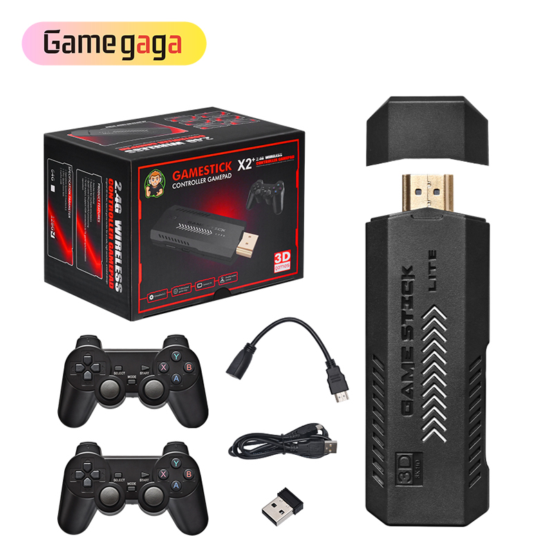 Wholesale X2 Game Stick 4K GD10 Plus YE Retro Video Game Console