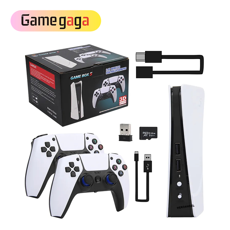 Wholesale Game Box 5 Game Console 4K HD Video 2.4G Wireless